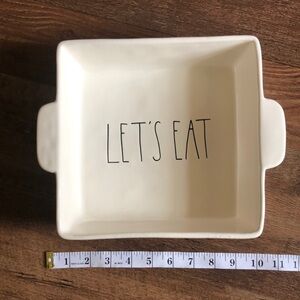 Rae Dunn LET’S EAT dish